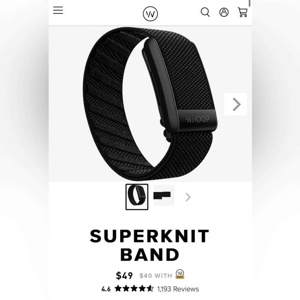 Brand new whoop super knit band